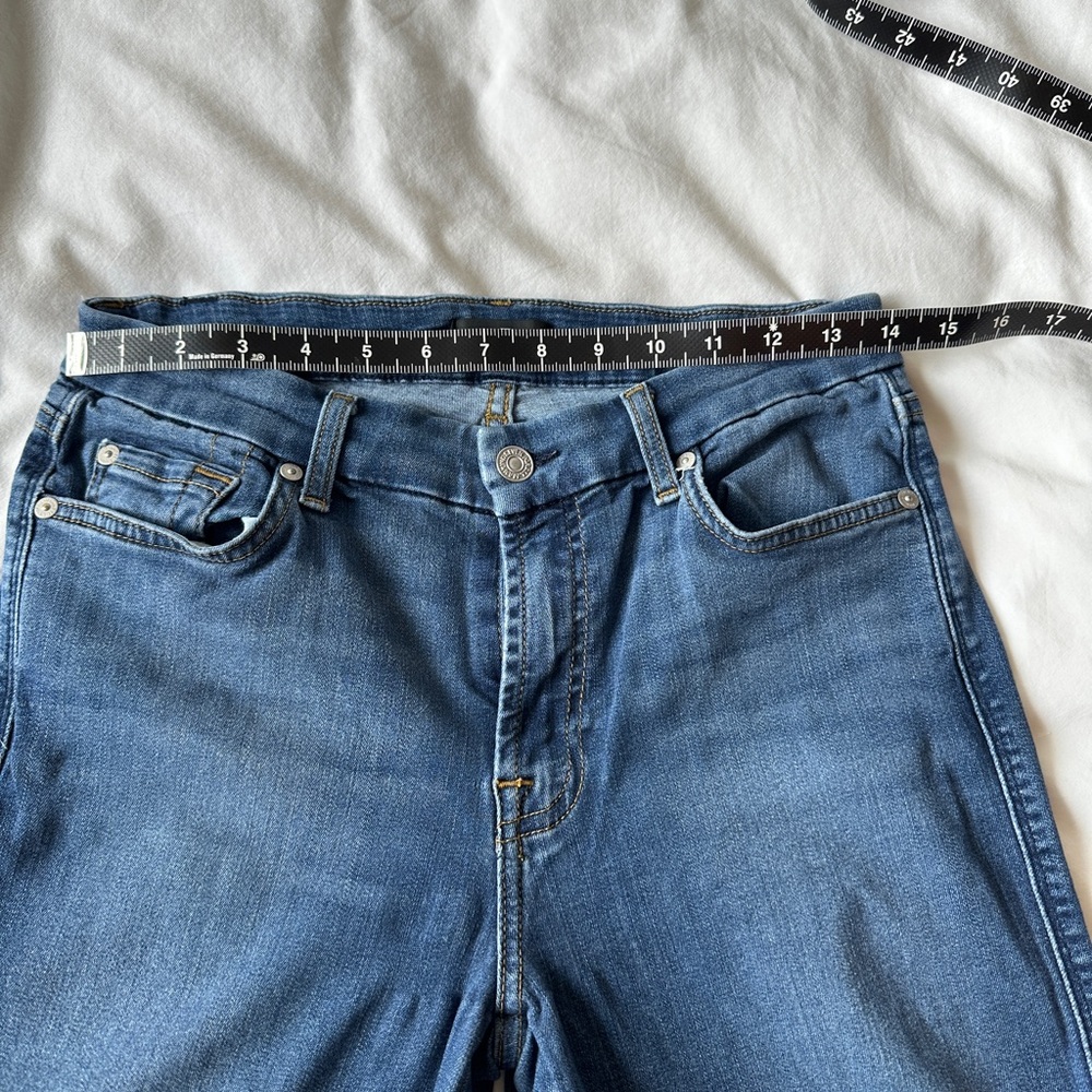 7 For All Mankind Kimmie Straight Leg Jeans - Picture 8 of 9